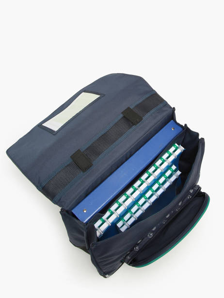 Boekentas 2 Compartimenten Tann's Blauw les fantaisies g 38257 ander zicht 3